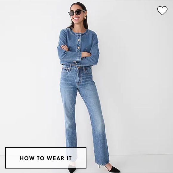 J Crew full length demi boot jean in magnolia wash - Picture 2 of 6